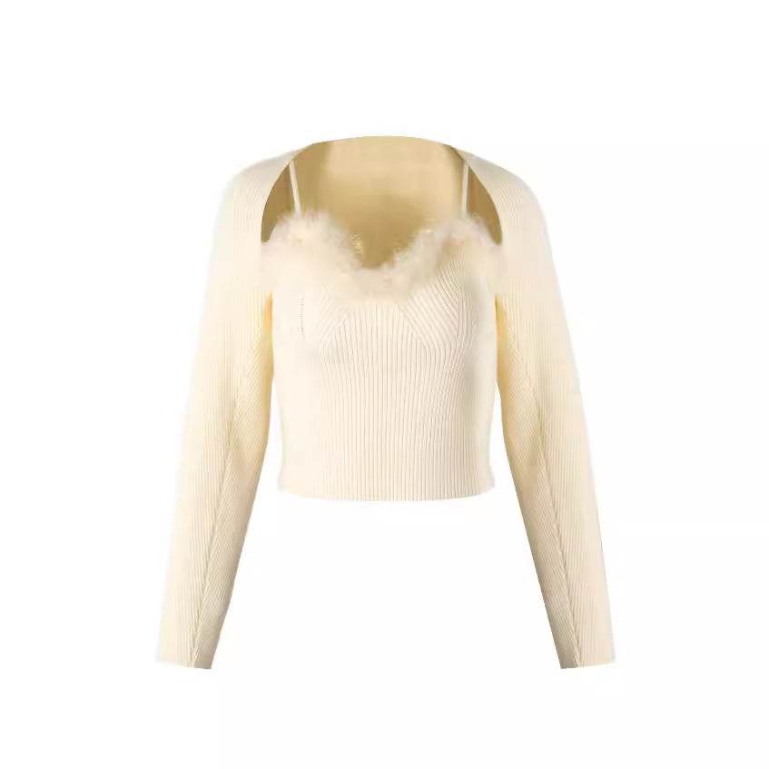 Women's American-style Hot Girl Vest Shawl Knitted Cardigan - MYLUXURY LANE ENTERPRISE