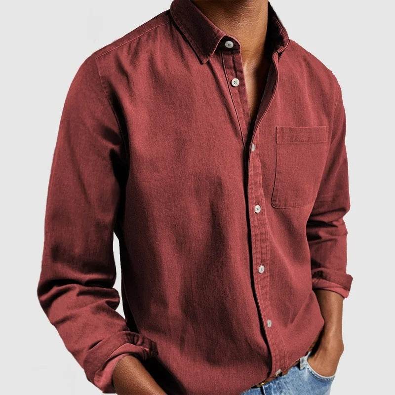 2024 Men's Shirt New Long Sleeve Lapel - MYLUXURY LANE ENTERPRISE