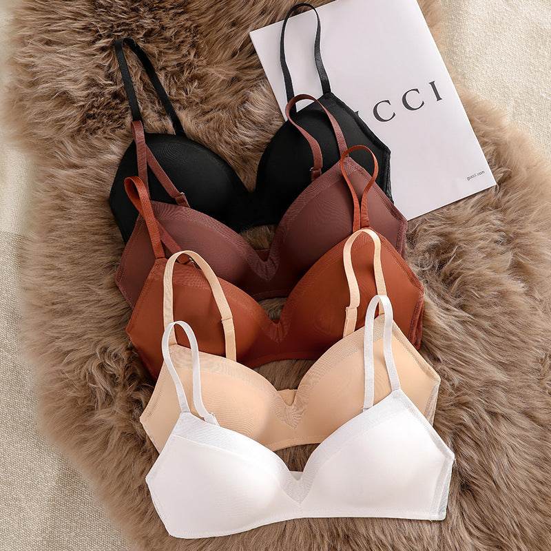 Push Up Comfort Pure Color Mesh Backless Bra - MYLUXURY LANE ENTERPRISE