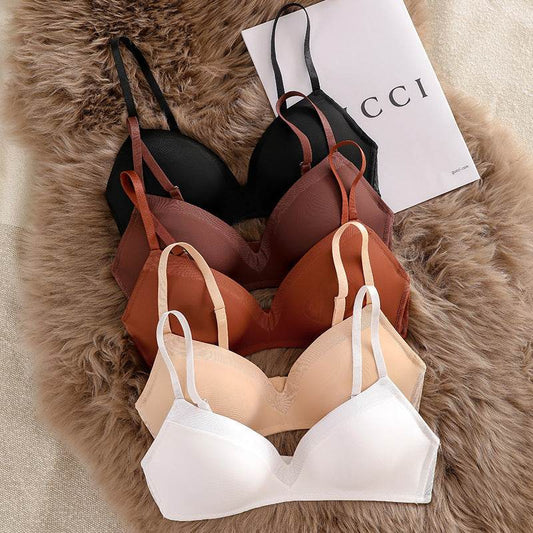 Push Up Comfort Pure Color Mesh Backless Bra - MYLUXURY LANE ENTERPRISE