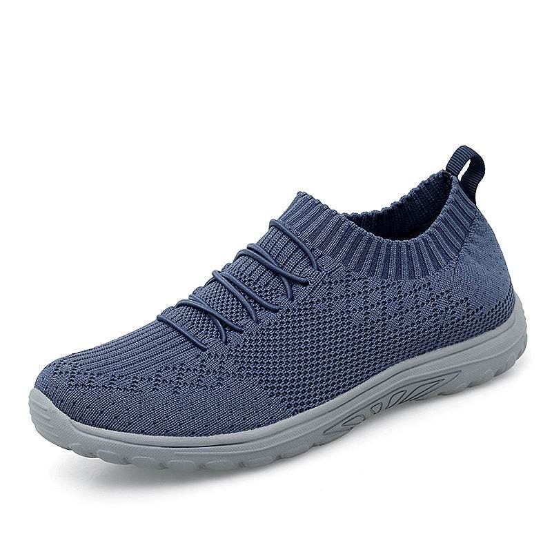 Ladies Flying Woven Mesh Shoes Plus Size Casual Sneakers - MYLUXURY LANE ENTERPRISE