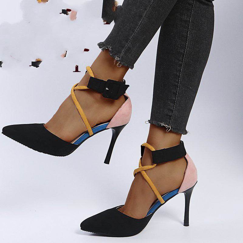 Summer Pointed Toe Cross Strap Women's Sandals - MYLUXURY LANE ENTERPRISE