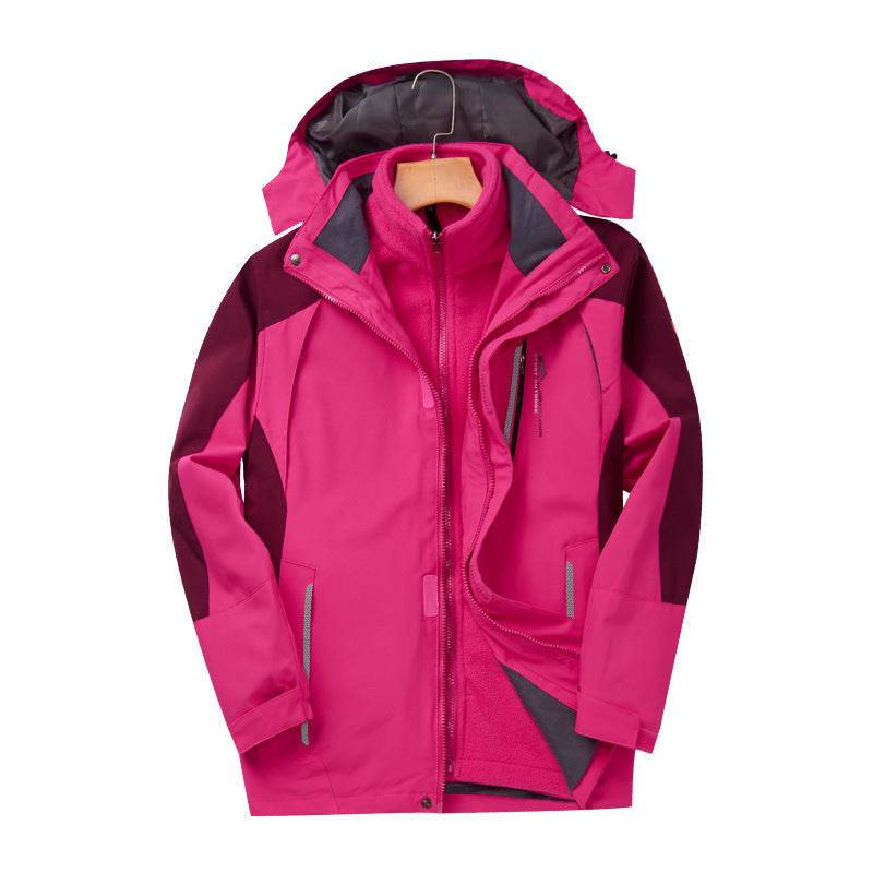 Men's Shell Jacket Detachable Ski Suit Women's Overalls - MYLUXURY LANE ENTERPRISE