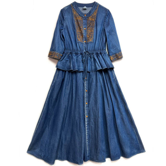 Lace Up Waist To Show Thin Sleeve Temperament Dress - MYLUXURY LANE ENTERPRISE