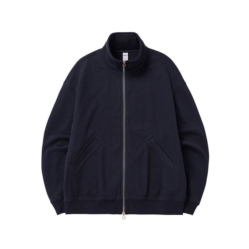 Single-layer Fleece-lined Turtleneck Coat Double-headed Zipped Stand Collar Jacket - MYLUXURY LANE ENTERPRISE