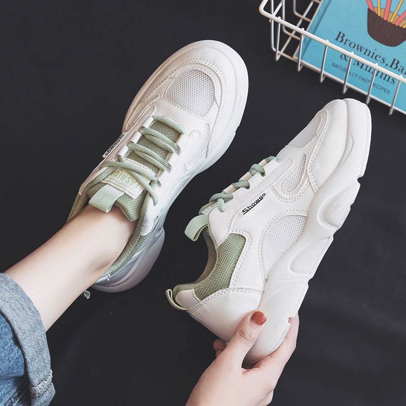 Korean Version All-match Running Mesh White Casual Shoes - MYLUXURY LANE ENTERPRISE