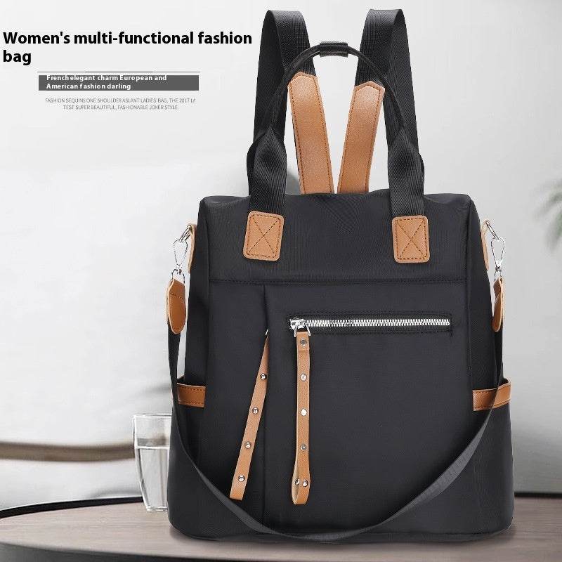 Large Capacity Backpack Oxford Cloth Waterproof Student Travel Bag - MYLUXURY LANE ENTERPRISE