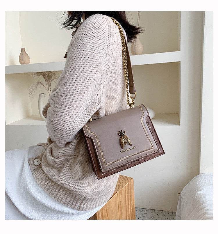 Summer New Chain Retro Bee Shoulder Portable Messenger Bag - MYLUXURY LANE ENTERPRISE