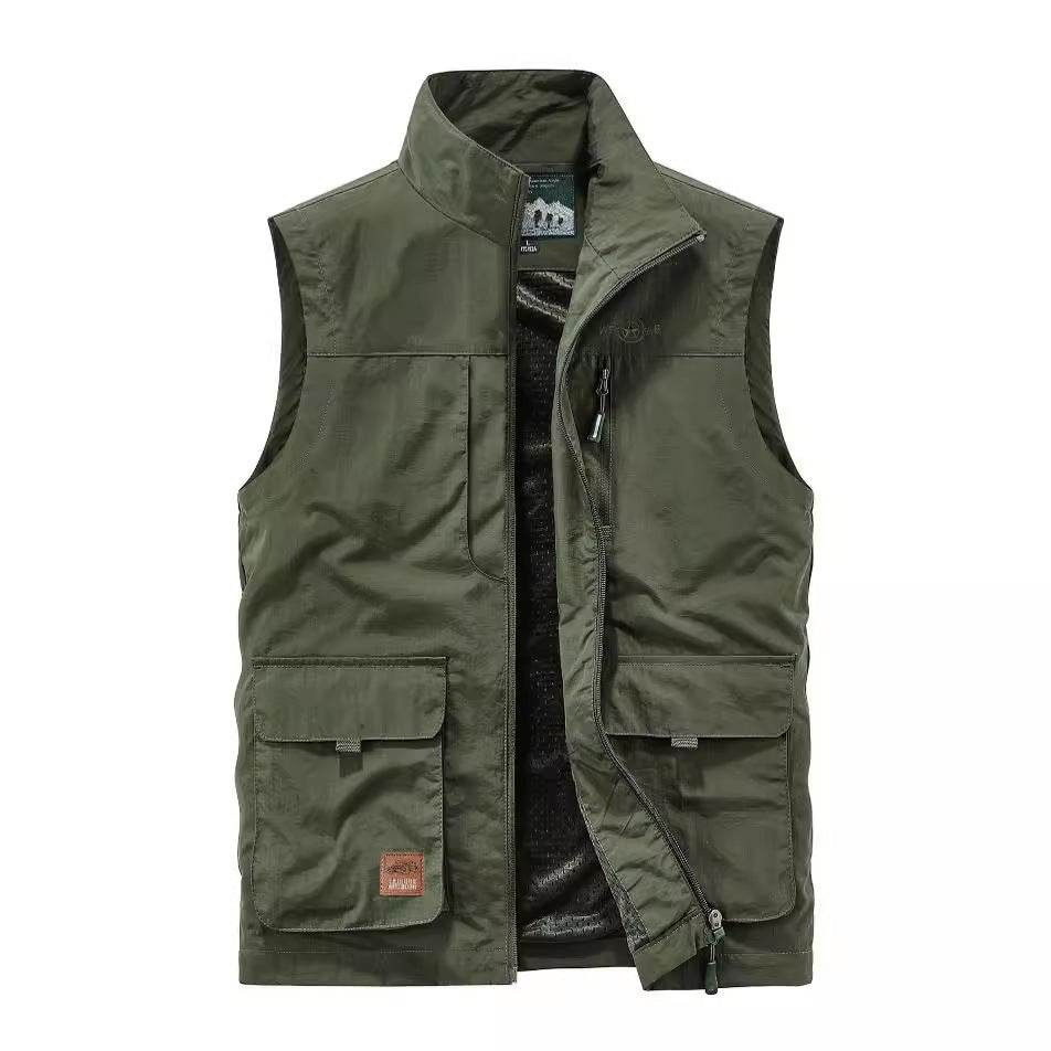 Outdoor Tourism Multi-pocket Work Pants Vest Jacket - MYLUXURY LANE ENTERPRISE