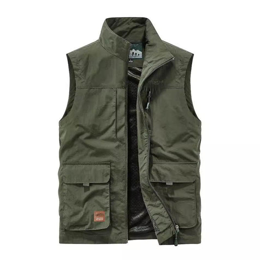 Outdoor Tourism Multi-pocket Work Pants Vest Jacket - MYLUXURY LANE ENTERPRISE