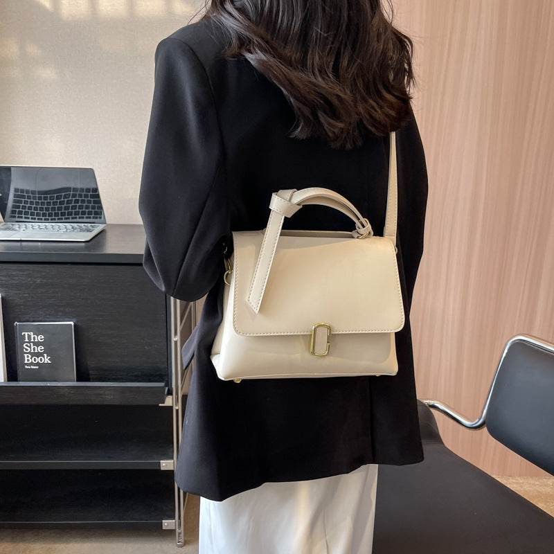 Retro Women's Frosted Small Square Bag Casual Shoulder Bag - MYLUXURY LANE ENTERPRISE