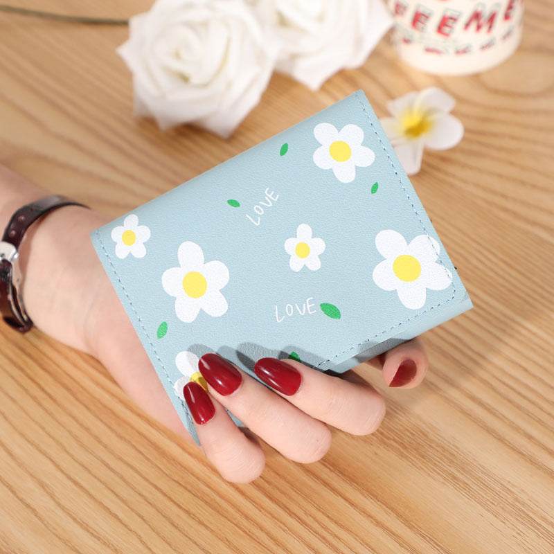 Short Creative Fashion Wallet Print Buckle - MYLUXURY LANE ENTERPRISE