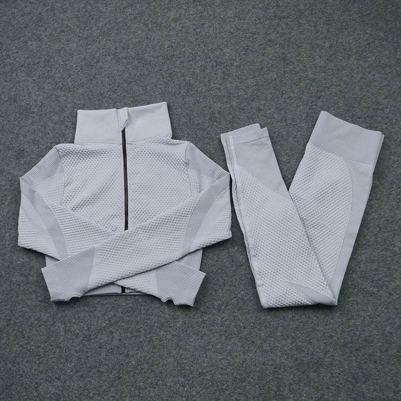 Three-piece Stretch Fitness Pants Sports Yoga Suit - MYLUXURY LANE ENTERPRISE