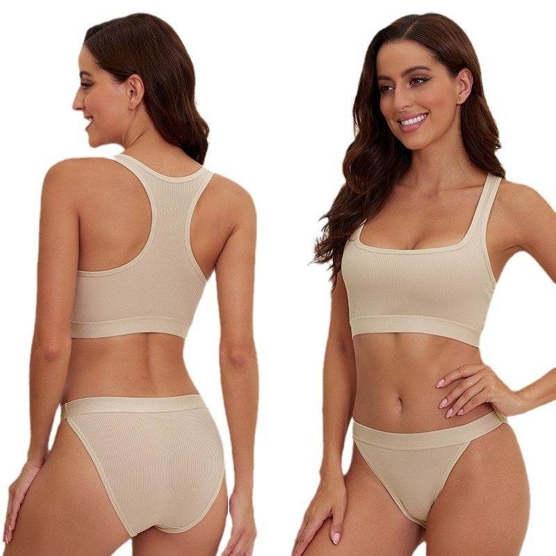 Vest Hot Girl Ice Silk Thread INS Thread Underwear Sports Suit - MYLUXURY LANE ENTERPRISE