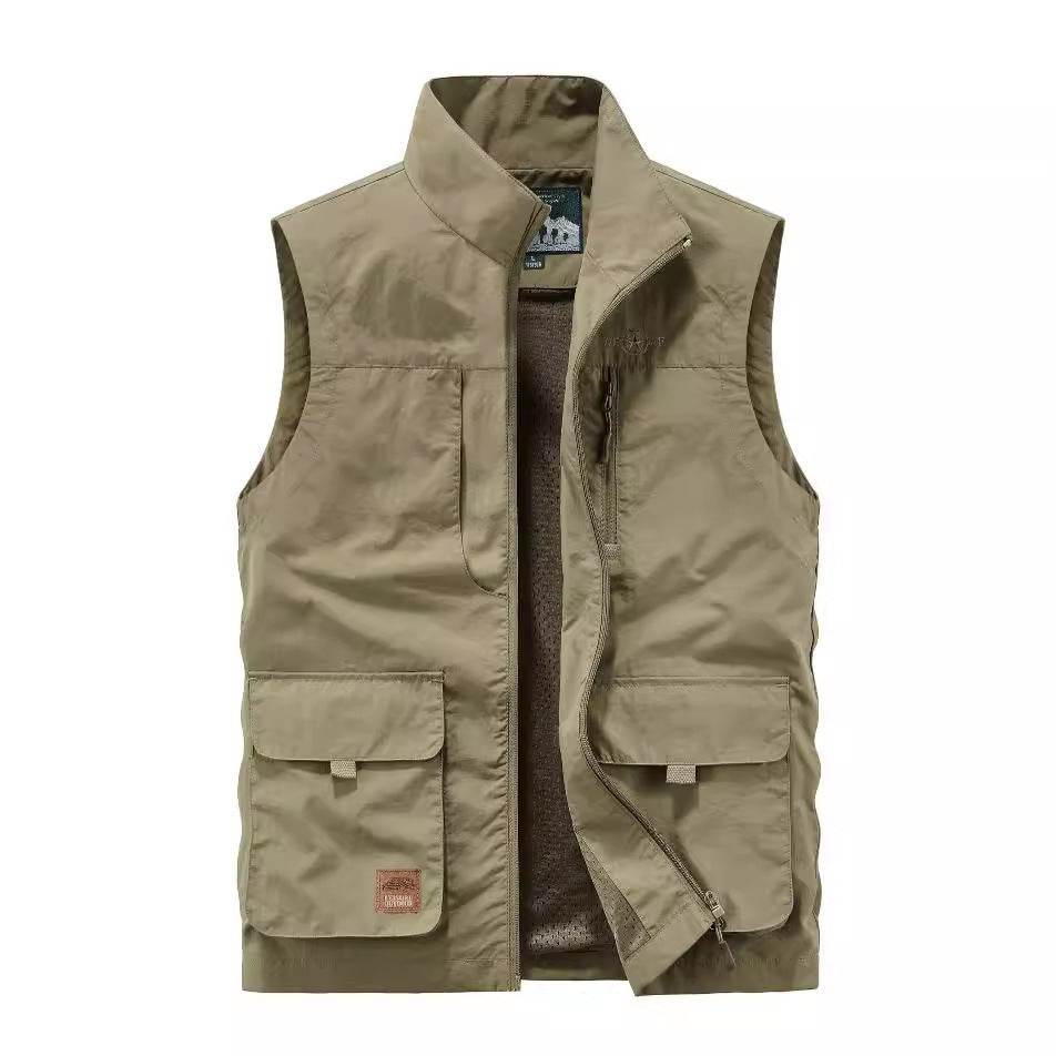 Outdoor Tourism Multi-pocket Work Pants Vest Jacket - MYLUXURY LANE ENTERPRISE