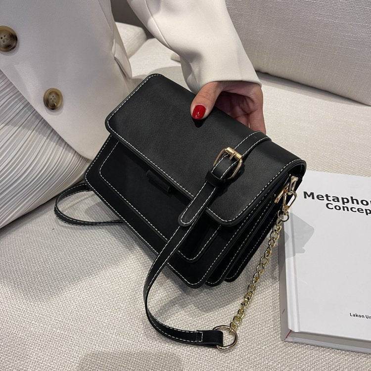 Chain Messenger Bag Fashion Broadband Shoulder Small Square Bag - MYLUXURY LANE ENTERPRISE