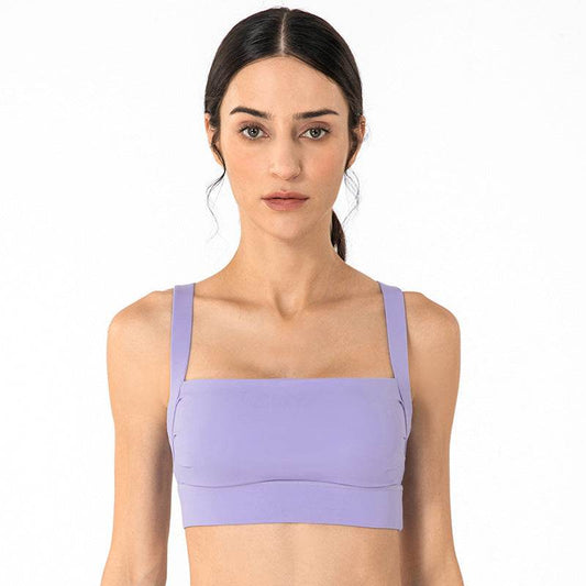 Women's Fashion Solid Color Anti-Humpback Sports Bra - MYLUXURY LANE ENTERPRISE