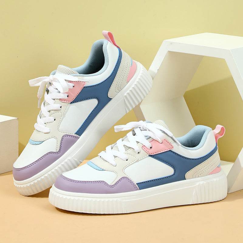 Platform Fashion Lace-up Casual Sneaker Soft Bottom Comfortable - MYLUXURY LANE ENTERPRISE
