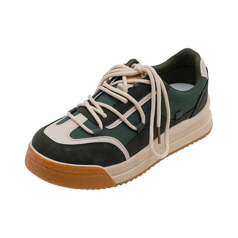 Womens Casual Sneakers Back To Milk Tea Tone Thick Sole Shoes - MYLUXURY LANE ENTERPRISE