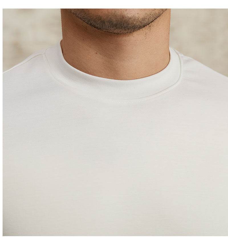 Skin-friendly Soft Glutinous Draping Short Sleeve Round Neck T-shirt - MYLUXURY LANE ENTERPRISE