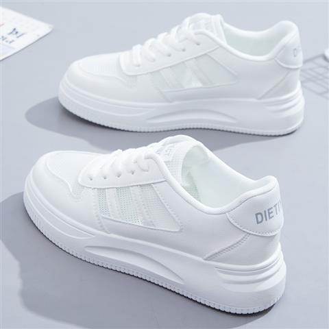 Women's All-matching Casual Sports Leather Summer White Sneakers Internet Celebrity - MYLUXURY LANE ENTERPRISE