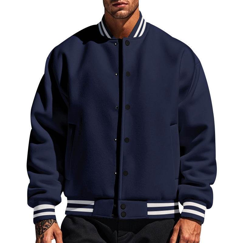 Stand Collar Button Men's Baseball Uniform Flying - MYLUXURY LANE ENTERPRISE