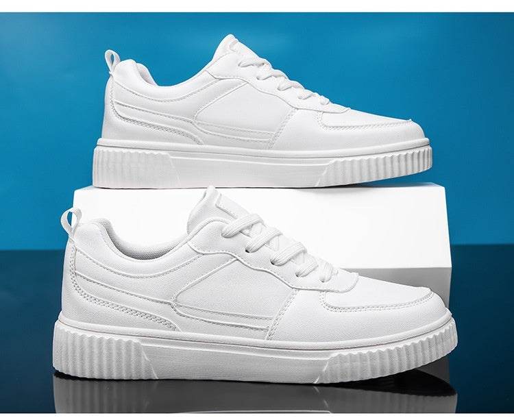 Autumn New Breathable White Shoes For Students Korean Style Trendy All-Match Platform Sports Casual - MYLUXURY LANE ENTERPRISE