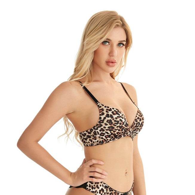 Leopard Print Bra Set - MYLUXURY LANE ENTERPRISE