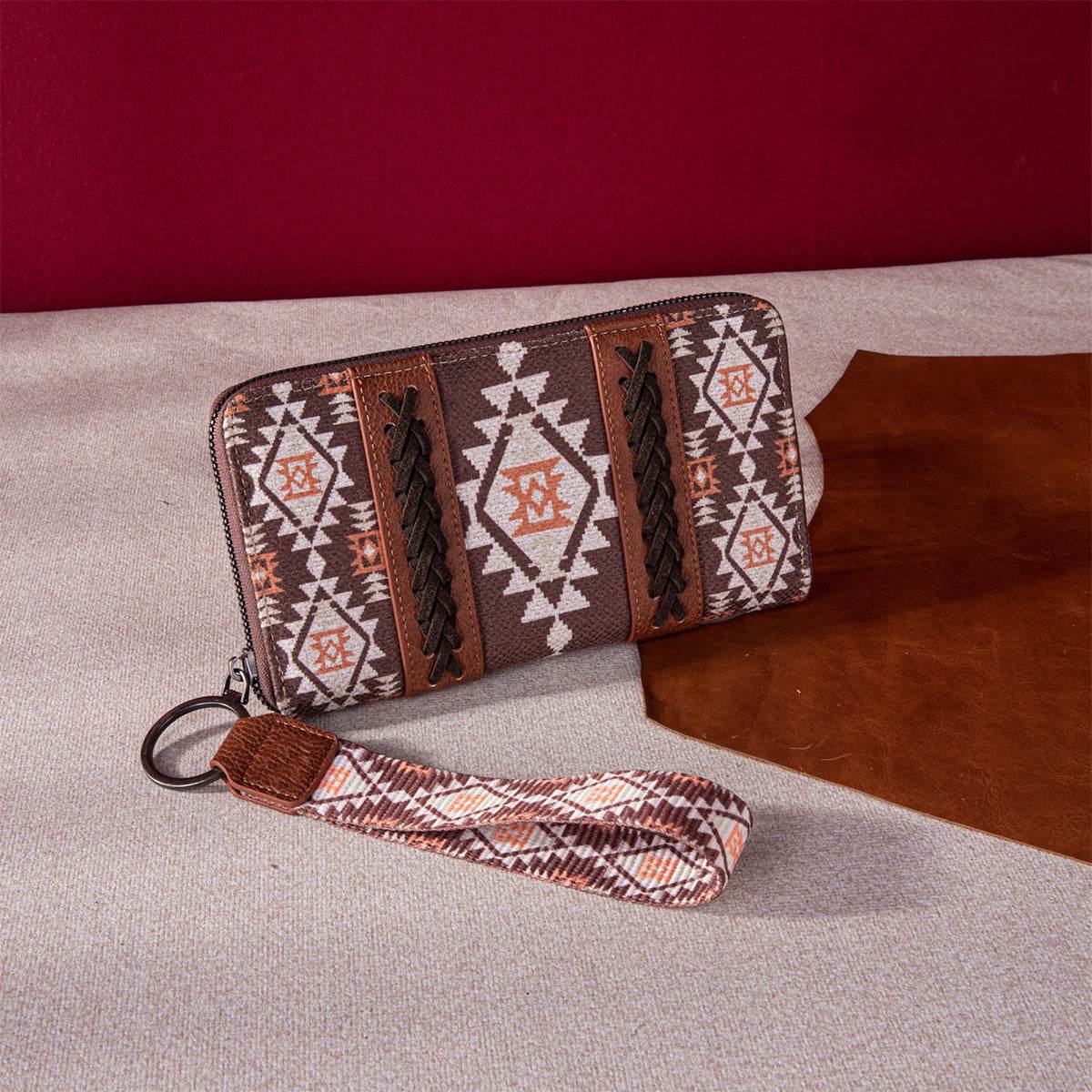 Vintage Cotton And Linen Printed Bohemian Style Lady Hand-carrying Wallet Card Holder - MYLUXURY LANE ENTERPRISE