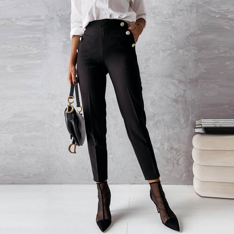 Casual Spring Clothing Suit Pants Women's Slim Fit - MYLUXURY LANE ENTERPRISE