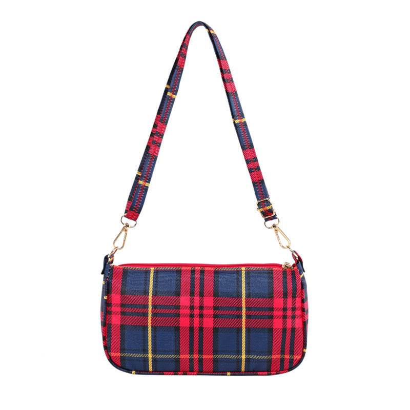 Women's Plaid Fashion Large Capacity Shoulder Bag - MYLUXURY LANE ENTERPRISE