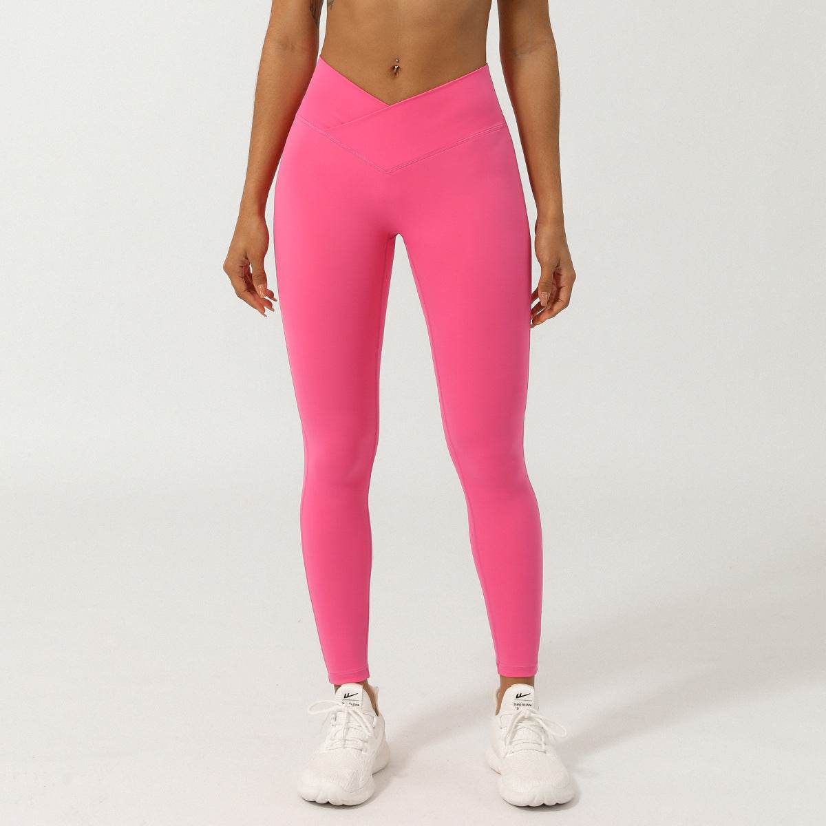 Nude Feel Cross V-shaped Quick-drying Sports Trousers - MYLUXURY LANE ENTERPRISE