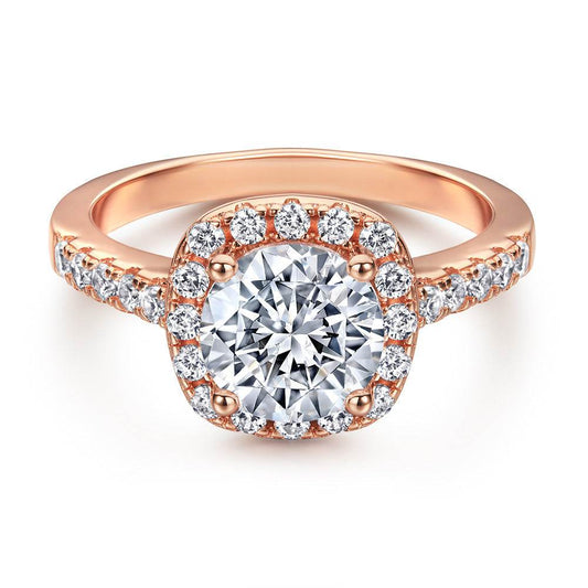 Women's Fashion Sterling Silver Zircon Wedding Ring - MYLUXURY LANE ENTERPRISE