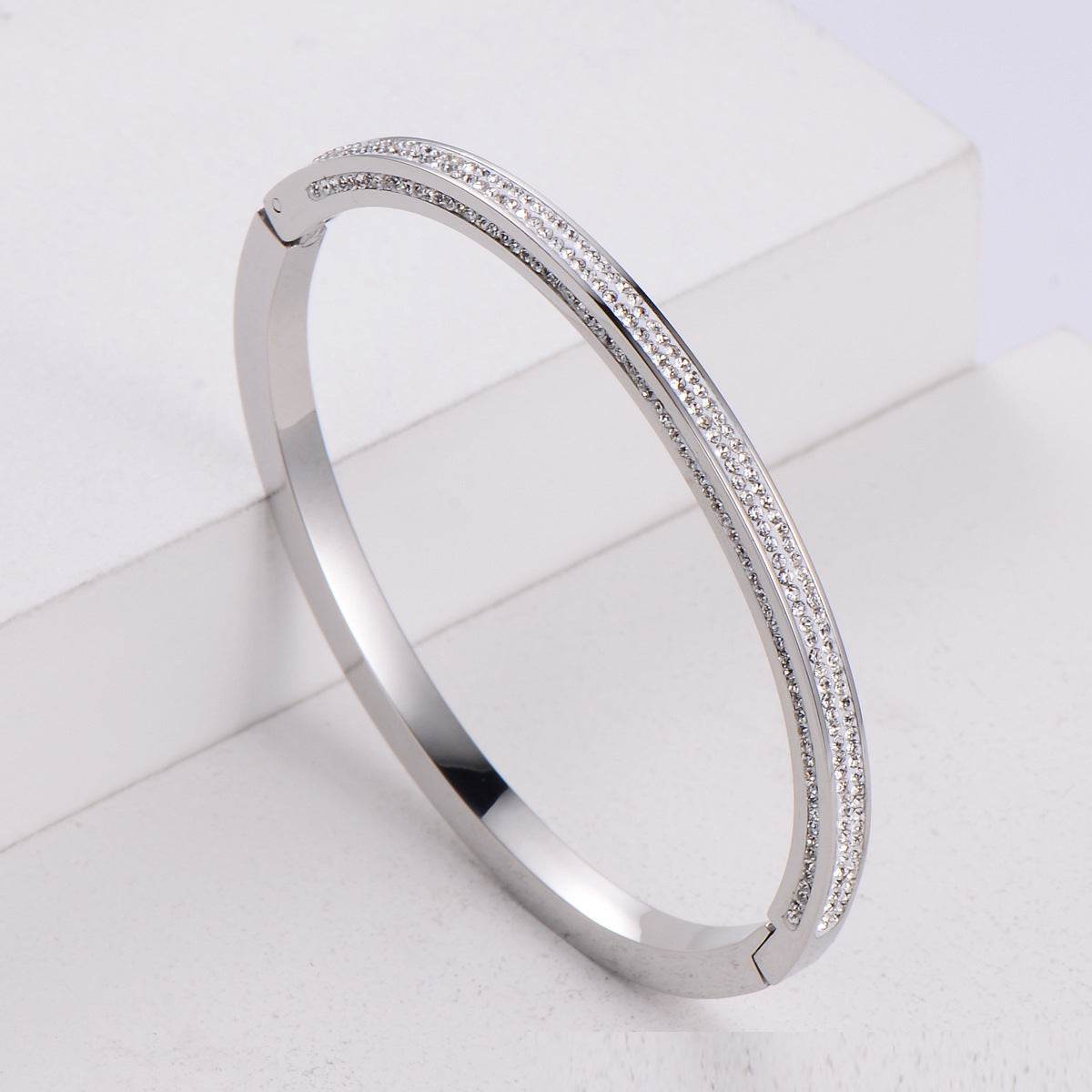 Mud Diamond Titanium Steel Bracelet - MYLUXURY LANE ENTERPRISE