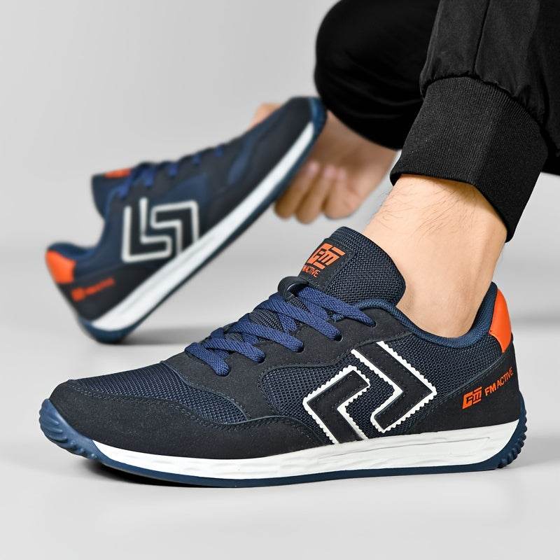 Men's Stylish Casual Sneakers - Breathable, Non-Slip Rubber Sole Shoes For All Seasons - MYLUXURY LANE ENTERPRISE