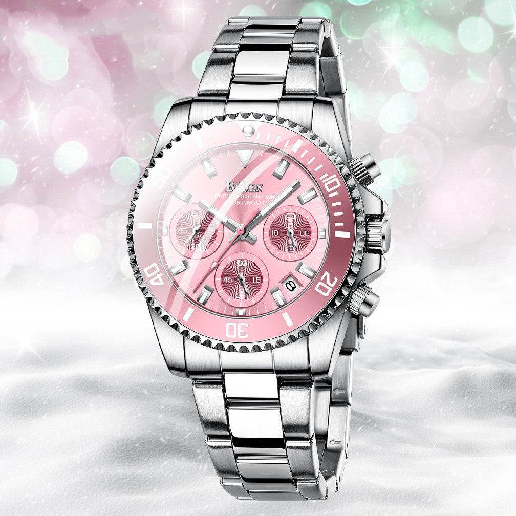 Ladies Fashion Multifunctional Quartz Waterproof Business Watch - MYLUXURY LANE ENTERPRISE