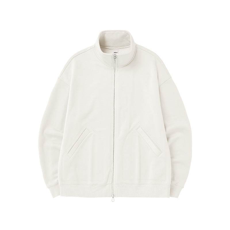 Single-layer Fleece-lined Turtleneck Coat Double-headed Zipped Stand Collar Jacket - MYLUXURY LANE ENTERPRISE