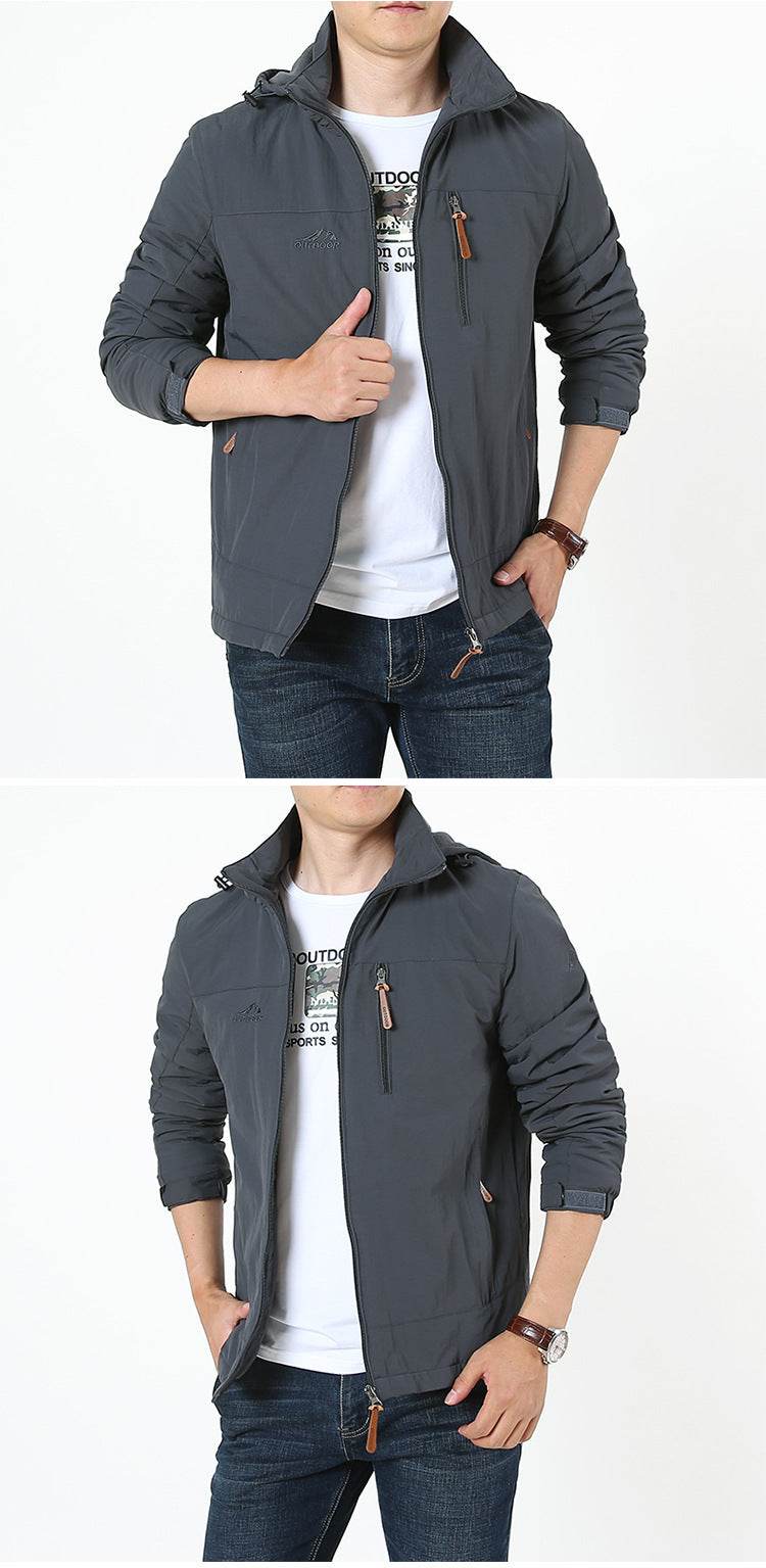Men's Outdoor Fleece Jacket Detachable Anorak - MYLUXURY LANE ENTERPRISE