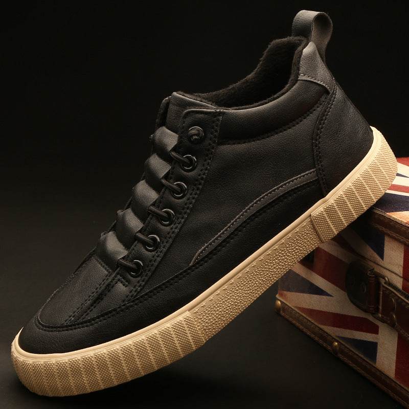 Winter High-top Casual Cotton-padded Shoes Warm Non-slip - MYLUXURY LANE ENTERPRISE