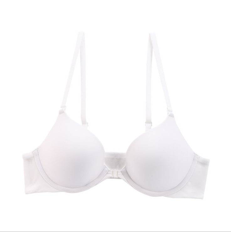 High Support T-Shirt Bra with Non-Removable Padding - Comfortable, Preppy, and Fashionable Push-Up Bra for Women - Polyester, Hand Wash, Underwire, and Solid Color - MYLUXURY LANE ENTERPRISE