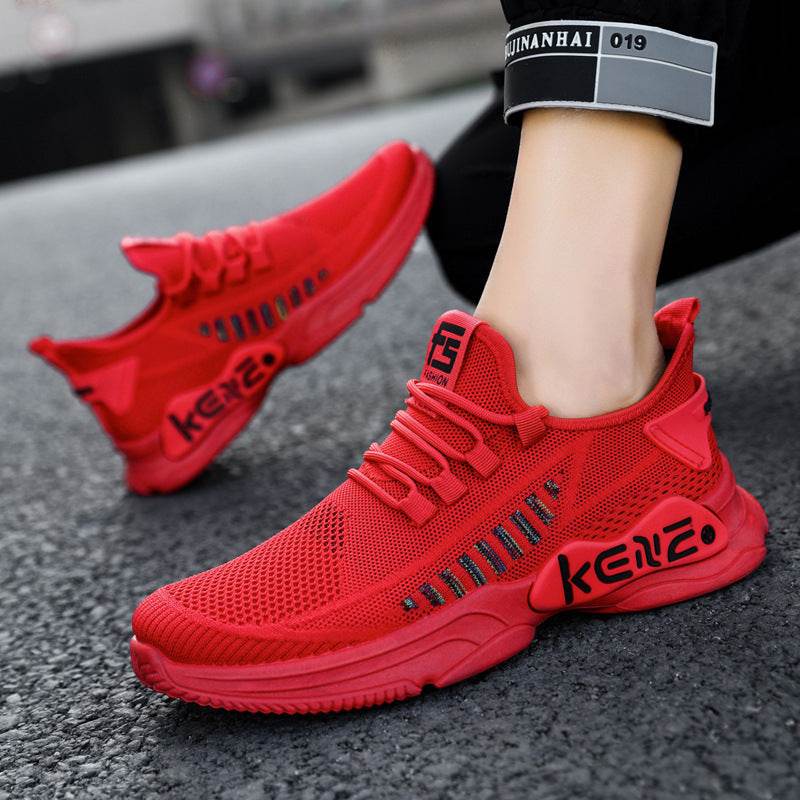 Plus Size Men's Sports Mesh Surface Soft Bottom Breathable Casual Shoes - MYLUXURY LANE ENTERPRISE