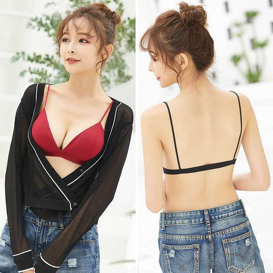 French Triangle Cup Bra Without Steel Ring - MYLUXURY LANE ENTERPRISE