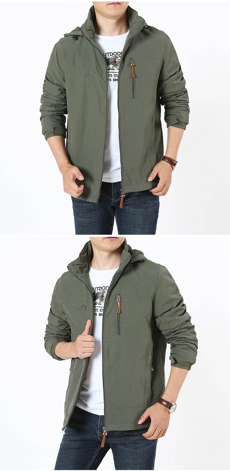 Men's Outdoor Fleece Jacket Detachable Anorak - MYLUXURY LANE ENTERPRISE