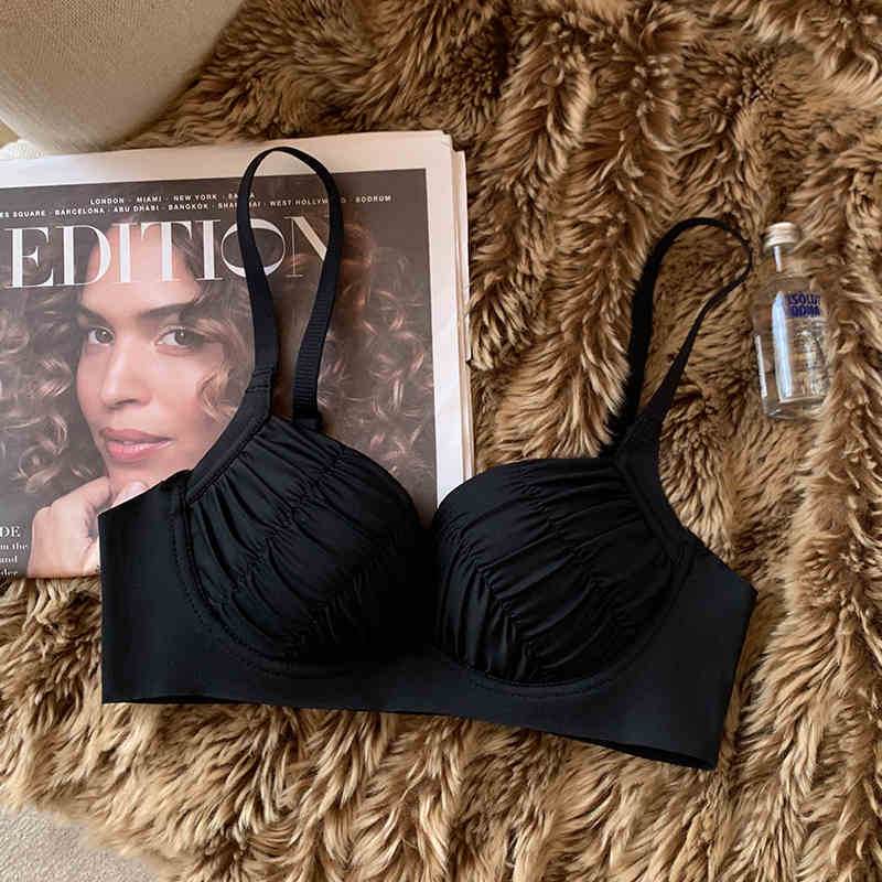 Women's Small Chest Push Up Top Thin Bottom Thick Without Steel Ring Anti-SAG Bra - MYLUXURY LANE ENTERPRISE
