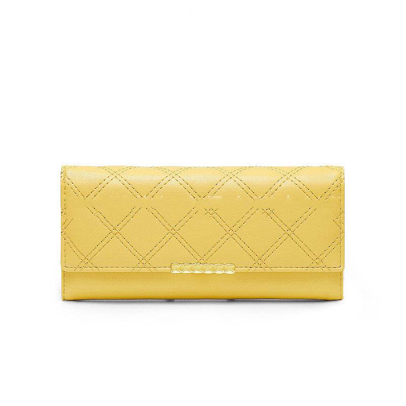 Fashion Rhombus Long Ladies Hand Wallet - MYLUXURY LANE ENTERPRISE