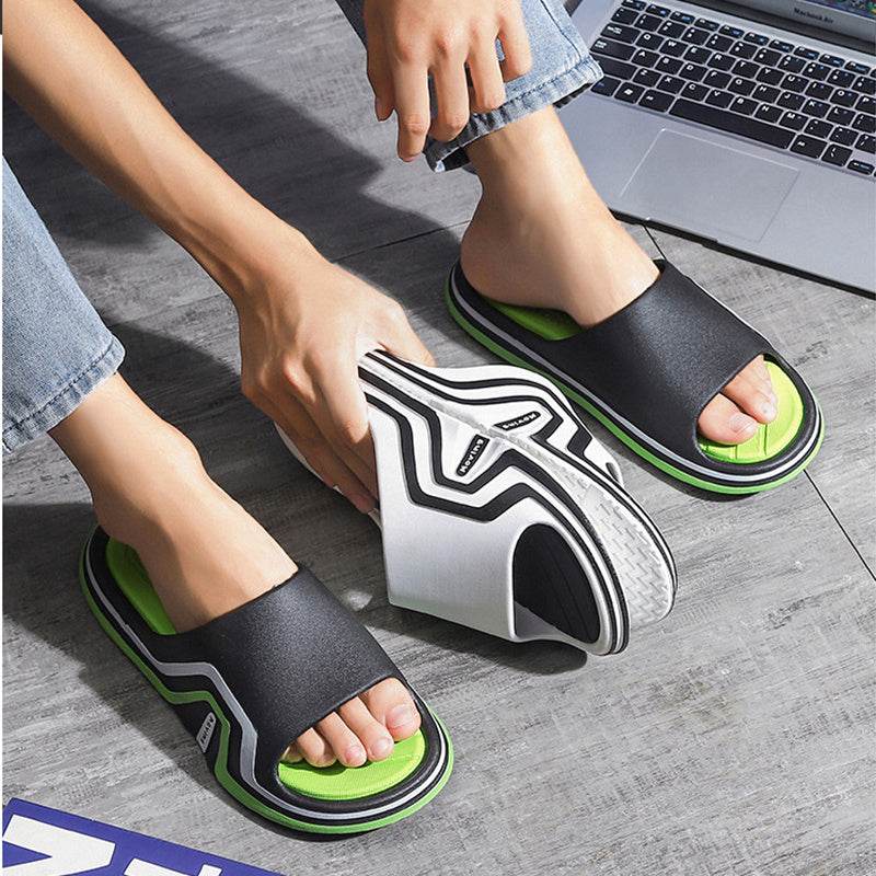 Outer Wear Home Non-slip Couple Bathroom Inside Bath Thick Bottom Sandal Mop - MYLUXURY LANE ENTERPRISE