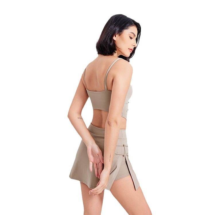 Women's Fashion Quick-drying Back Fixed Cup Shockproof Yoga Bra Slim Fit Fitness Top - MYLUXURY LANE ENTERPRISE