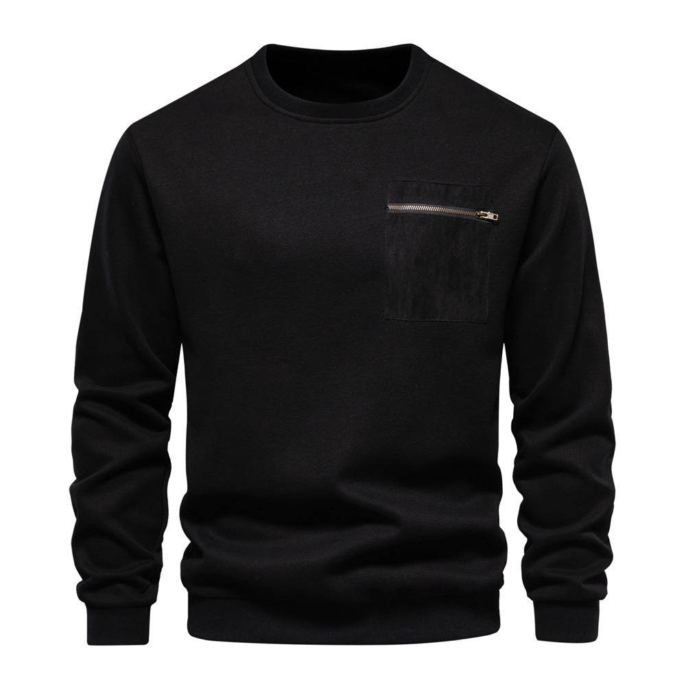 Loose-fitting Casual Round-neck Pullover Men's Sweater - MYLUXURY LANE ENTERPRISE