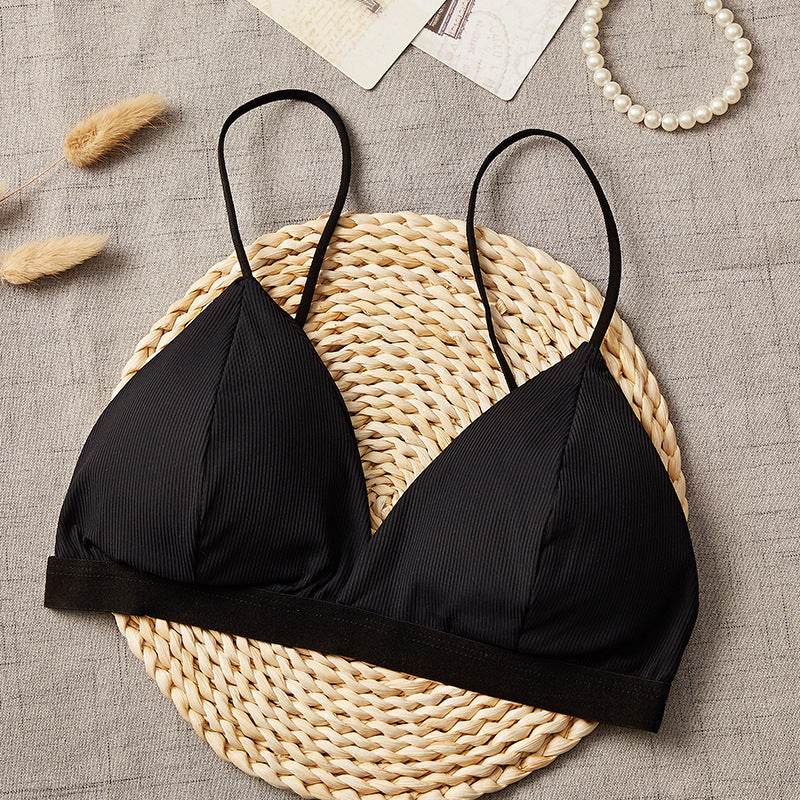 French Triangle Cup Bra Without Steel Ring - MYLUXURY LANE ENTERPRISE