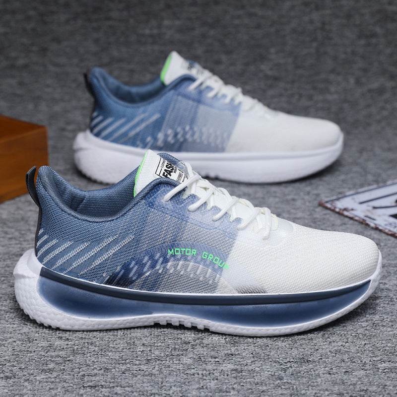 Thin Mesh Breathable Lace Up Thick Bottom Men's Sneaker - MYLUXURY LANE ENTERPRISE